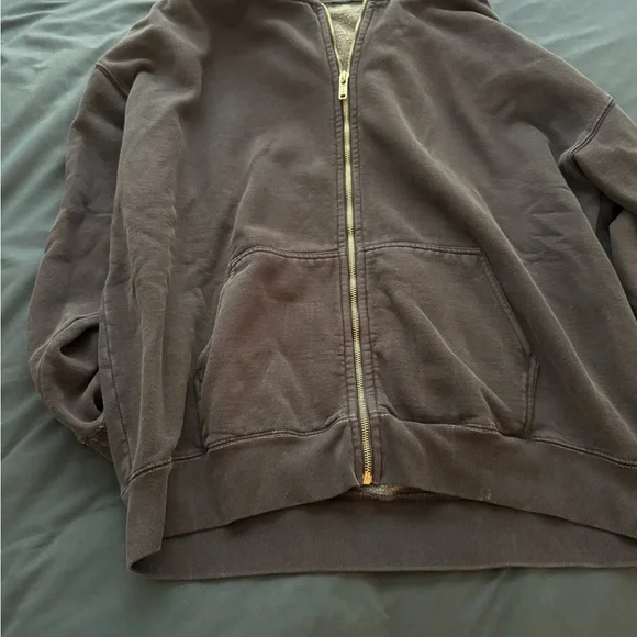 Navy Zip-Up Hoodie - Picture 1 of 2